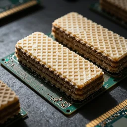 wafers freshly Fabricated and PCBs