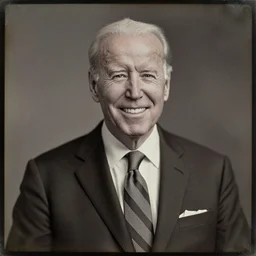 joebiden!!! humanoid. daguerreotype portrait photograph. inspired by gerard grom and ansel adams. beautiful. cute. happy. highly detailed. old timey.