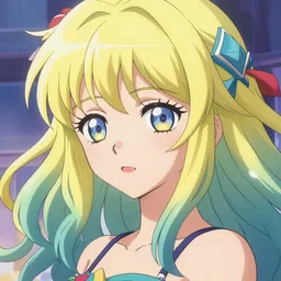 beautiful anime girl, perfect details face, detailed, colorful, magical