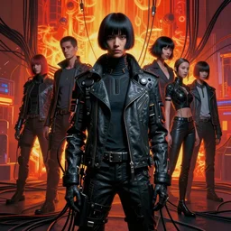 dark cyberpunk coder in constructivism, a lot of cables around, by francis bacon, by ayami kojima, by amano, by karol bak, greg hildebrandt, by mark brooks, by alex grey, by zdzisław beksinski, by takato yamamoto, radiant colors, ultra detailed, high resolution, wrapped thermal background