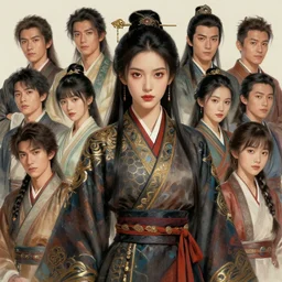sharp hq rendering, reaistic, semirealism, huntress wearing decorated robes, asian character portrait, beautiful concept art, appealing character, painterly, fanart, highly detailed in the style of wlop by ilya kuvshinov, wenjun lin, sakimichan, stanley artgerm lau, wlop, rossdraws, james jean, andrei riabovitchev, marc simonetti, angular asymmetrical design, chinese artist, eastern art style, nixeu
