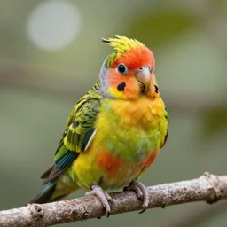 a rainbow kiwi bird
