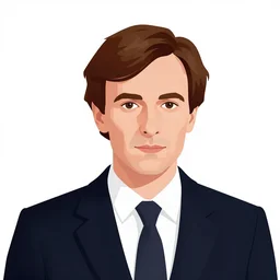 2 d character design, flat portrait art of alan turing, vector art, digital art, portrait, 4 k, 8 k, sharp focus, smooth, illustration, concept art, by patrick nagel, kraftwerk, devo