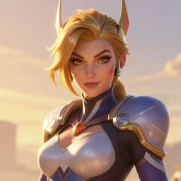 Mercy from Overwatch game (2016), no background, close-up shot, intricate, elegant, highly detailed, centered, digital painting, golden hour, cinematic, award-winning, trending on artstation, trending in cgsociety, concept art, smooth, sharp focus, hdr, caustic lights, volumetric lighting, atmospheric lighting, illustration, cinematic, scan, ray traced, octane render, unreal engine, 4k, 3d, photorealistic, art by artgerm and wlop and ross tran