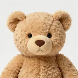 a realistic photoshoot of a teddy bear shoulder, 4 k