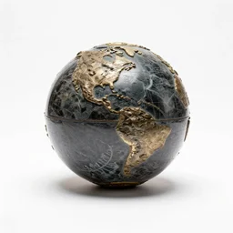 modular orb of power, commercial catalog photo, isolated on a pure white background, centered, entire object in frame, sharp focus, soft studio lighting