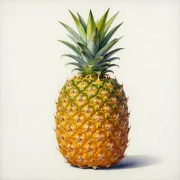 pineapple express, oil and acrylic on canvas, surrealism, high detail