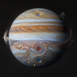man made of jupiter. intricate abstract. intricate artwork. by tooth wu, wlop, beeple, dan mumford. trending on artstation, greg rutkowski very coherent symmetrical artwork. cinematic, hyper realism, high detail, octane render, 8 k, iridescent accents