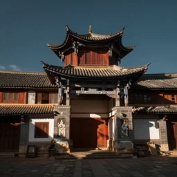 ancient traditional yunnan architecture