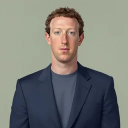 Mark Zuckerberg, by Rene Magritte