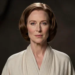 portrait of Meryl Streep playing Princess Leia in Star Wars