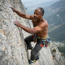 shirtless kenneth copeland mountain climbing extreme sport
