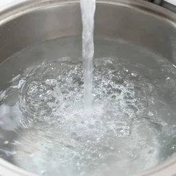 boiling water