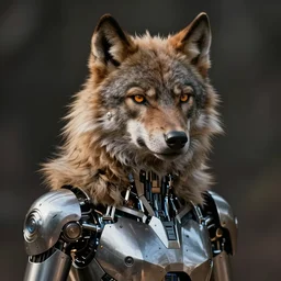 Portrait of Cybernetically enhanced werewolves