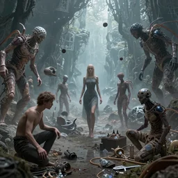 interdimensional beings messing up our timelines 4k photorealism HD surrealism