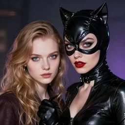 beautiful aesthetic portrait of Catwoman by wlop and Julia Razumova on artstation
