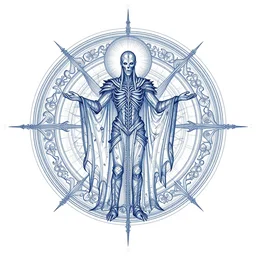 necronomicon blueprint, extremely detailed, highly intricate
