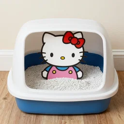 kitty litter box, salvador dali\'s art style, 4k
