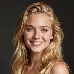 photo of blonde girl smiling at the camera