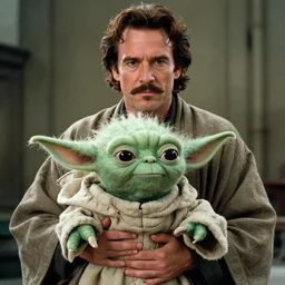 film still of nicholas!!!!! cage!!!!! as yoda