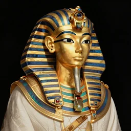 hyper realistic traditional japanese illustration of pharaoh businessman glowing in the style of austin osman spare, wayne barlowe, gustav moreau, goward, gaston bussiere and roberto ferri, santiago caruso, bouguereau, klimt, saturno butto, sorayama. occult art, alchemical diagram