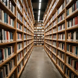 infinite tunnel made of curved bookshelfs, leica summilux 5 0 mm f / 1. 4