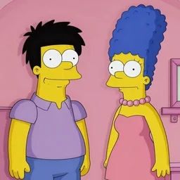 marge simpson from berserk anime drawn by kentaro miura and eiichiro oda