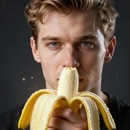 highly detailed portrait peeled banana, bartlomiej gawel, marcin blaszczak, magical aura
