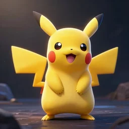 pikachu taking a selfie cgsociety dramatic lighting