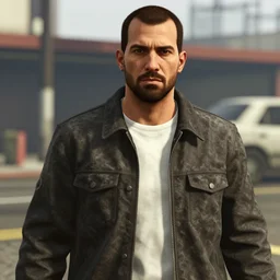 Ernie Johnson as a GTA V character, highly detailed
