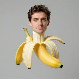 Manuel Valls disguised in banana