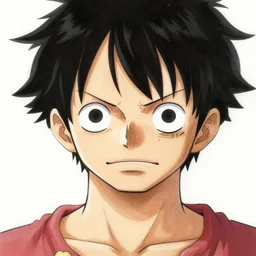link from legend of zelda, drawn by eiichiro oda, one piece, luffy face