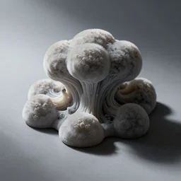 generative art of slime mold, minimalism