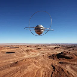 view of the horizon on Larry Niven's Ringworld on a clear day