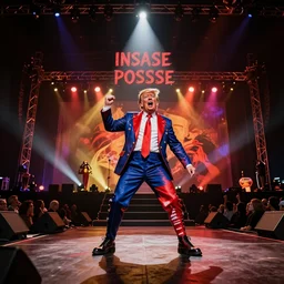 Donald trump moshpit at insane clown posse concert