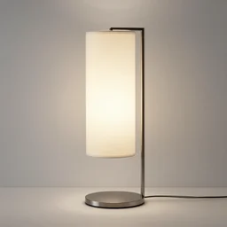 table lamp designed by zaha hadid, studio lighting, product photography
