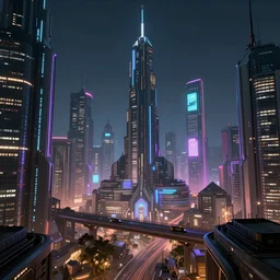 highly futuristic cityscapes, cyberpunk aesthetics, intricate detail, neon color scheme, rendered in cryengine
