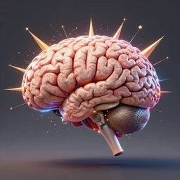 brain explosion artstation digital art