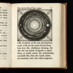 a beautiful page of an old grimoire explaining the creation of the universe by bernie wrightson and greg rutkowski trending on artstation