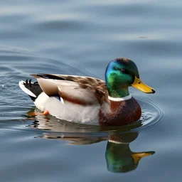 duck swimming on water, octane render, 3 d digital art by beeple, unreal engine 5, award winning, refraction, reflection