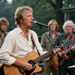 eric clapton singing, tab benoit playing guitar, photorealistic, intricate details naturalism, photographed by jim marshall, ross halfin, danny clinch, matty vogel, mark lerner, 8 k, ethereal, fanastical, vaporwave, academicism, woodstock photo, award - winning photograph