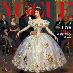 vogue magazine, elle magazine, ilya kuvshinov, john singer sargent, anime, trending on artstation, oil painting, ballroom dress, intricate