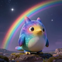 rainbow cosmic platypus