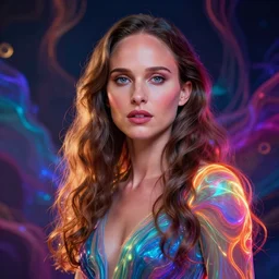 photorealistic beautiful ethereal natalie portman in the style of michael whelan and greg rutkowski. hyperdetailed photorealism, 1 0 8 megapixels, amazing depth, glowing rich colors, powerful imagery, psychedelic overtones, 3 d finalrender, 3 d shading, cinematic lighting, artstation concept art