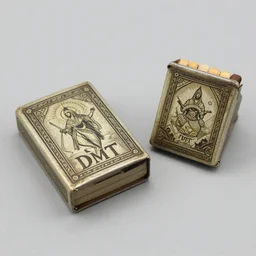 vintange dmt shaman matchboxes