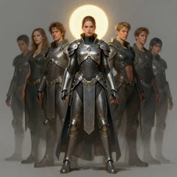 masterpiece concept art by thomas blackshear, imogen poots as a space templar, octane render, matte painting, holy halo, by and hsiao ron chen, artgerm, lawren harris, eve ventrue, magali villeneuve, jeremy lipkin, rob rey, christophe vacher