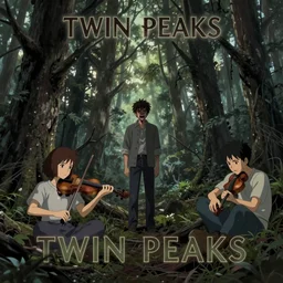 Twin Peaks poster artwork by Michael Whelan and Tomer Hanuka, Karol Bak, Rendering of from Anger, fear, isolation, melancholy, love; the jagged trees, throbbing violins, viciously emotional performances, and sense of visceral evil portray it all the same, scene from Twin Peaks, clean, full of details, by Makoto Shinkai and thomas kinkade, Matte painting, trending on artstation and unreal engine