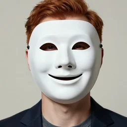 a cinematic portrait of the happy mask salesman, half - moon eyes, ginger, art by loish and rossdraws and sam yang and samdoesarts and artgerm and saruei and disney, digital art, highly detailed, intricate, sharp focus, trending on artstation hq, deviantart, unreal engine 5, 4 k uhd image