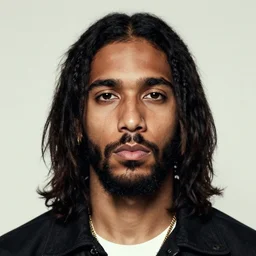 pennington rocha dahl artgerm bilibin harris zorn gurney intense head and shoulders portrait of jesus as a gang member rap album artwork hyperrealism photo - realistic lifelike