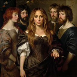 a beautiful painting of jennifer lopez by john everett millais and dante gabriel rossetti and john collier and john william waterhouse, preraphaelite, detailed, trending on artstation, hd, masterpiece